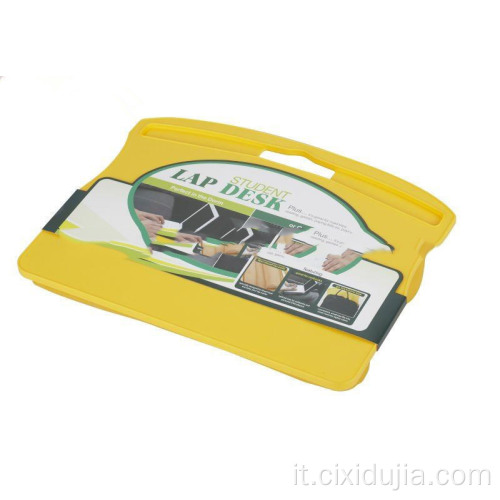 Scrivania LapdeskLap portatile in plastica colorata con cuscino